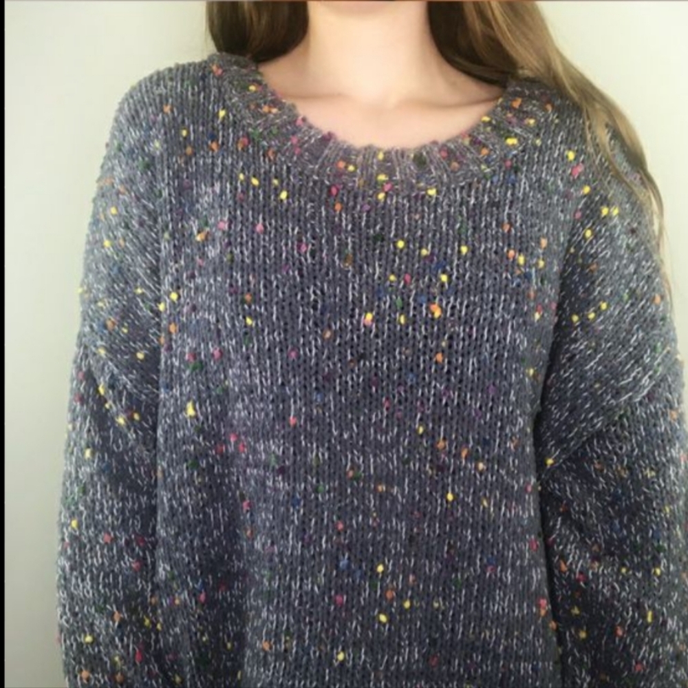 Seven7‎ multicolor sweater L